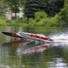 Picture of Proboat PRB08043T1 Blackjack 42" 8S Brushless Catamaran RTR: Black/Orange 55+ Mph