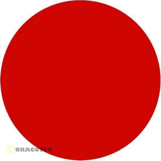 Picture of Oracover  21-021-002 iron-on film - width: 60 cm - length: 2 m Fluorescent Red