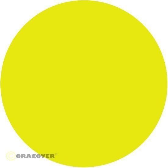 Picture of Oracover  21-031-002 iron-on film - width: 60 cm - length: 2 m Fluorescent Yellow