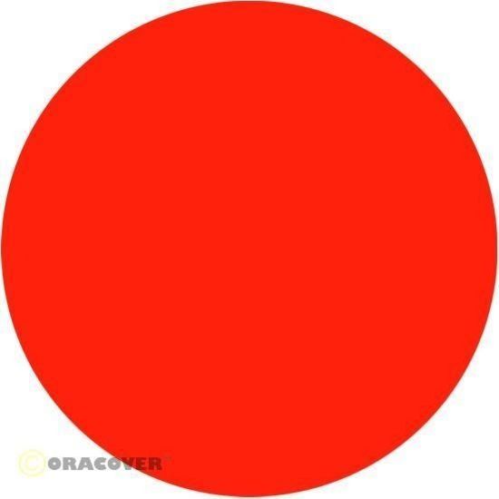 Picture of Oracover  21-064-002 iron-on film - width: 60 cm - length: 2 m Fluorescent Orange
