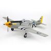 Picture of Dynam DY8939 V2 P-51 Mustang V2 Silver 1200mm w/Flaps PNP
