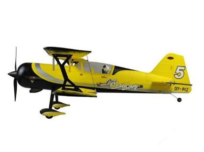 Picture of Dynam DY8947YL Python Pitts Model 12 Yellow 1070mm (42") Wingspan - PNP- Delivery Early September!!