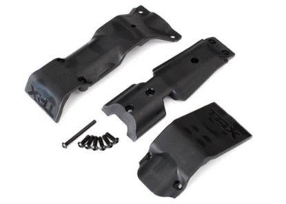 Picture of Traxxas 8637  Skid plate set, front/ skid plate, rear