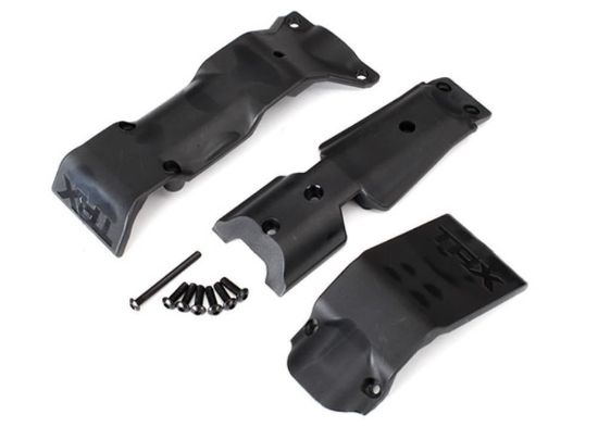 Picture of Traxxas 8637  Skid plate set, front/ skid plate, rear