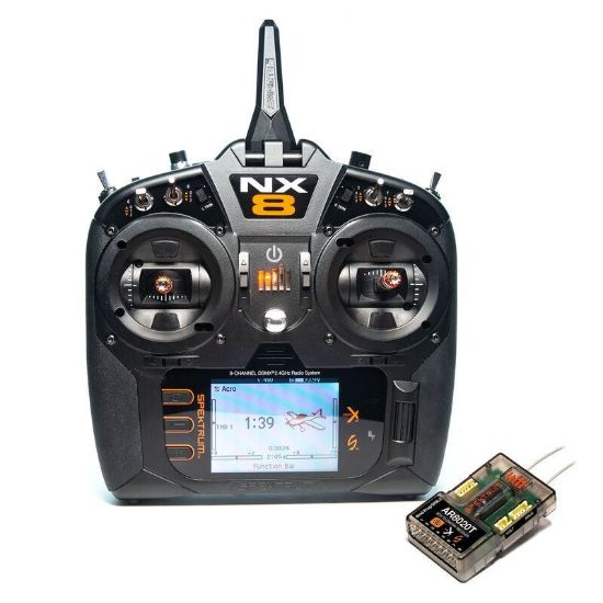 Picture of Spektrum SPM8200 NX8 8-Channel DSMX w/ AR8020T Telemetry Receiver