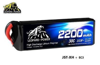 Picture of Leopard Power 3s 11.1v 2200mah 30c EC3 Lipo Battery