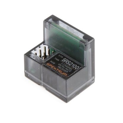 Picture of Spektrum SPMSR2100 DSMR 3-Channel Micro Race Receiver with Built in Antenna