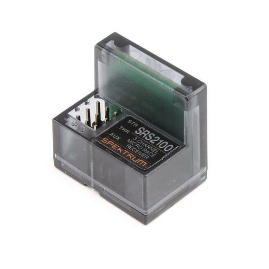 Picture of Spektrum SPMSR2100 DSMR 3-Channel Micro Race Receiver with Built in Antenna