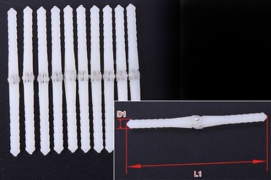 Picture of 6 Star Hobby FP3023-B Super Light Pivot Pinned and Round Hinges D4.5 x L67mm(10pcs)