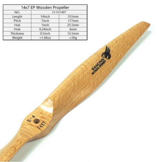 Picture of Dancing Wings LS-DJ1407 14x7 Wooden Propeller