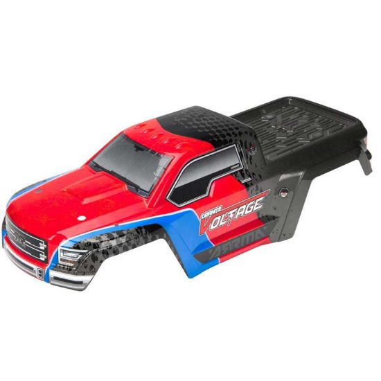 Picture of Arrma  ARAC3326 AR402196 Body Pntd/Decaled GRANITE VOLTAGE Red/Blk