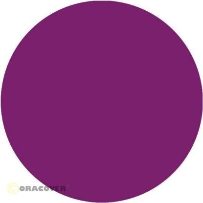 Picture of Oracover 21-058-002  iron-on film - width: 60 cm - length: 2 m Transparent Purple