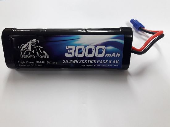 Picture of Leopard Power 7S 8.4V Hump Pack 3000mAh NiMH Battery EC3