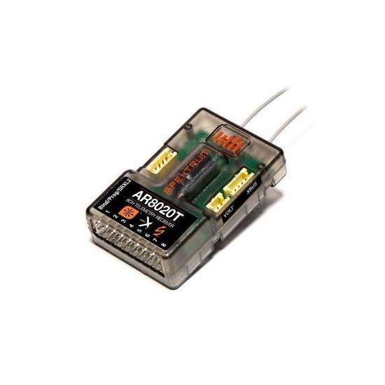 Picture of Spektrum AR8020TNRP 8-Channel Telemetry Receiver (replaces AR8010) No Retail Packaging