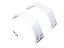 Picture of SAB H1407-S Plastic White Landing Gear- Goblin RAW Nitro