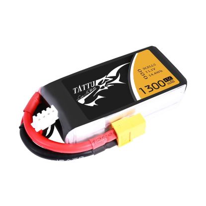 Picture of Tattu TA1300-3S45-XT60 FPV 1300mAh 3S 11.1v 45C Lipo battery