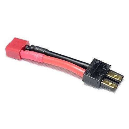 Picture of TPD82 Female Deans Plug/ Male Traxxas Adapter with 14AWG  L40mm