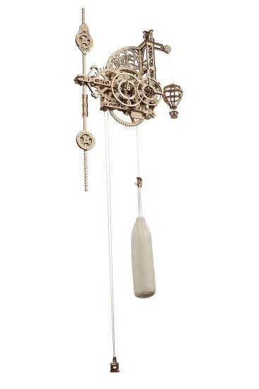 Picture of UGEARS 121232 Aero Clock-  Wall clock with pendulum