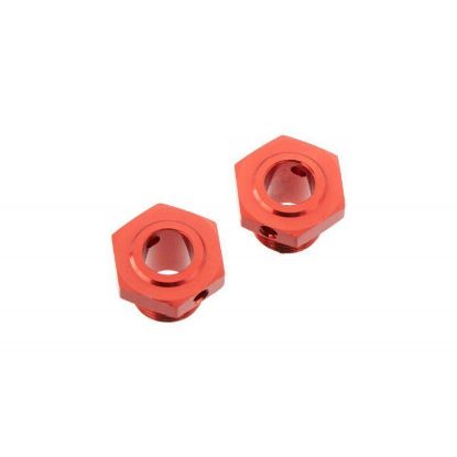 Picture of Arrma AR310447/ARAC9413  Wheel Hex Aluminum 17mm/13.6mm Red (2)