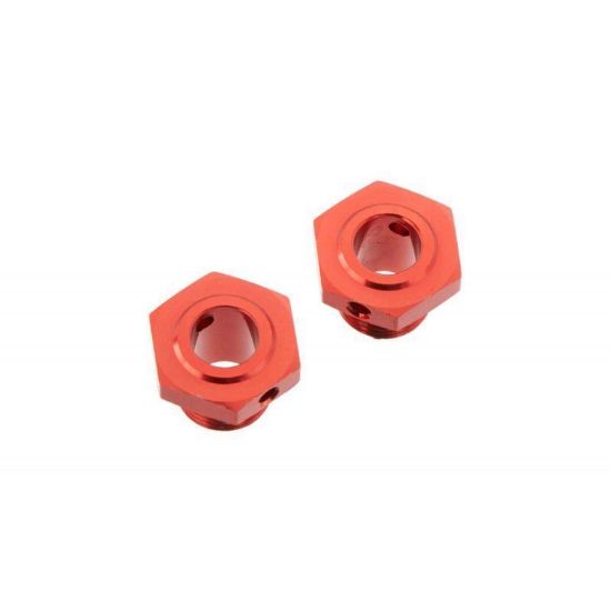 Picture of Arrma AR310447/ARAC9413  Wheel Hex Aluminum 17mm/13.6mm Red (2)