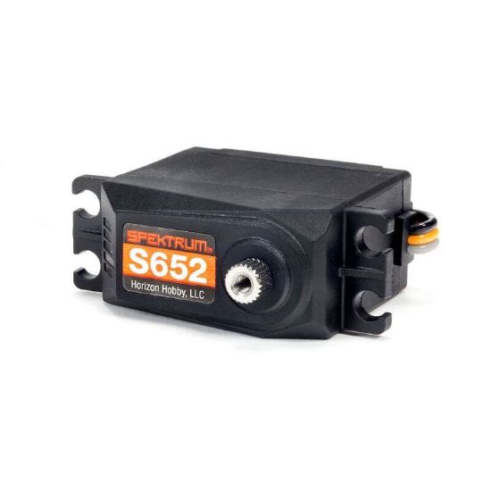 Picture of Spektrum SPMS652 HV Servo, 18Kg, 0.18 @ 7.2v, Steel Gears, Waterproof 23t Spline- 6S Arrma kits