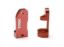Picture of Traxxas 3632X Caster Block 30-Degree, Red-Anodized 6061-T6 Aluminum (Left & Right)/ Suspension Screw Pin (2)