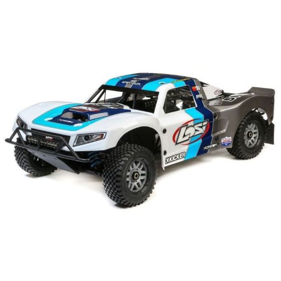 Picture of LOSI LOS05014V2T1 1/5 5IVE-T 2.0 V2 4wd SCT Gas BND: Grey/Blue/White