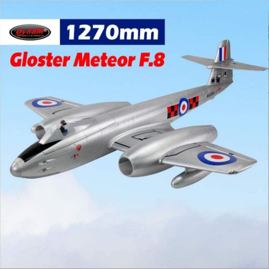 Picture of Dynam DY8974V2 Gloster Meteor F.8 1270mm PNP- 2 Boxes