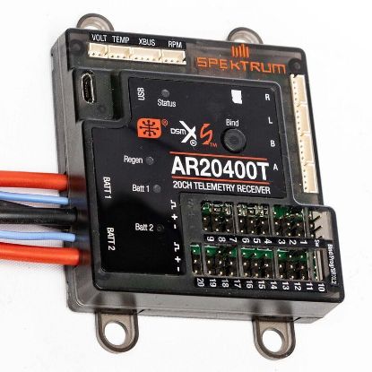 Picture of Spektrum SPMAR20400T AR20400T 20 Channel PowerSafe Telemetry Receiver