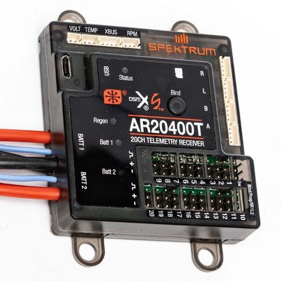 Picture of Spektrum SPMAR20400T AR20400T 20 Channel PowerSafe Telemetry Receiver
