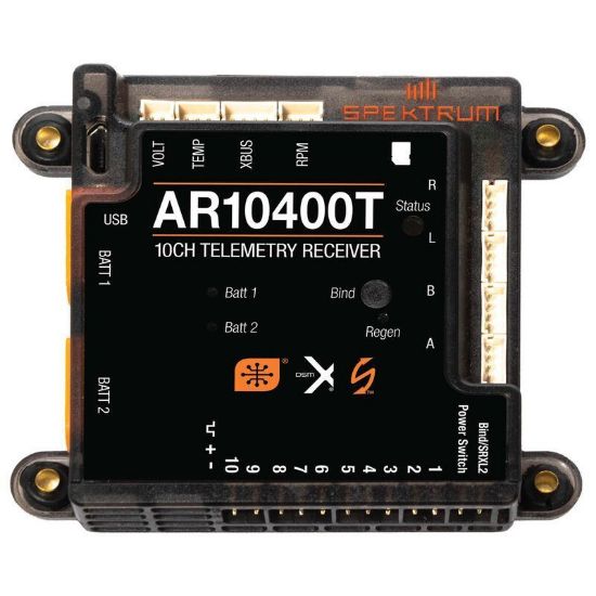 Picture of Spektrum SPMAR10400T AR10400T 10 Channel PowerSafe Telemetry Receiver