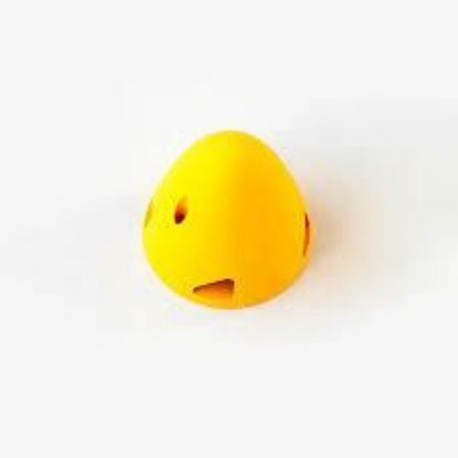 Picture of Dynam P51D-07 Yellow spinner for 4-blade prop for P51D Silver