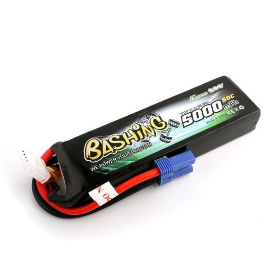 Picture of Gens Ace GA5000-3S60-B 3S 11.1v 5000mAh 60C Lipo Battery Pack w/ EC5 Plug-Bashing Series