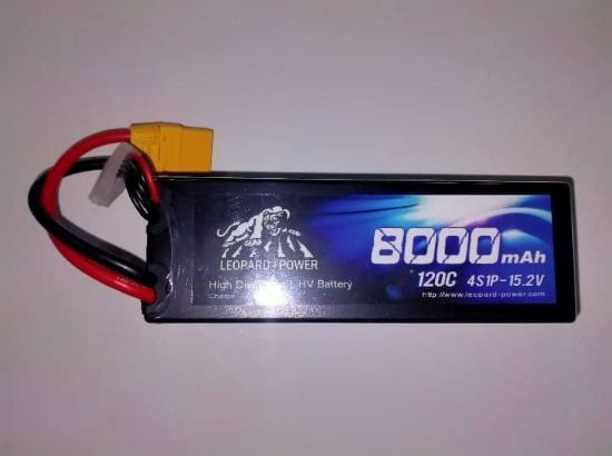 Picture of Leopard Power 4s HV 15.2v 8000mah 120c Lipo Battery with XT90- HS
