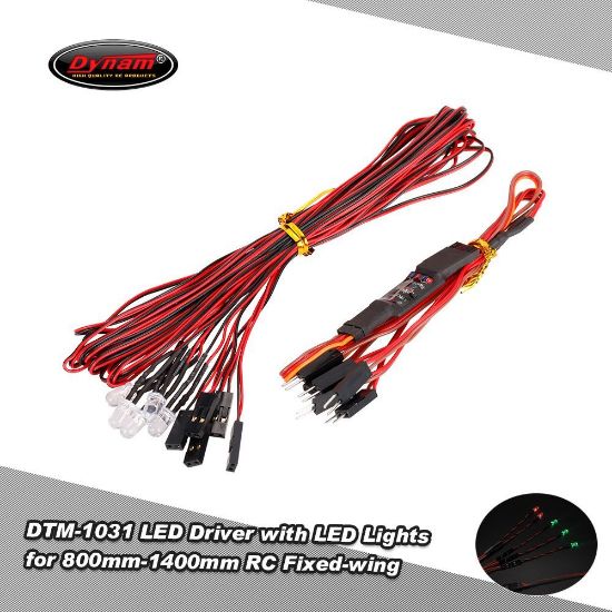 Picture of Dynam DTM-1031 Airplanes LED Driver w/ LED Lights for 800mm-1400mm RC Fixed-wing Airplane