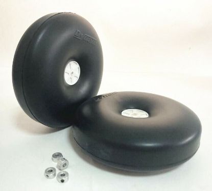 Picture of Dynam DY51544 3.7mm Ultra-wearable 140mm ( 5.5'' ) Big Smooth Rubber Tire & Wheels