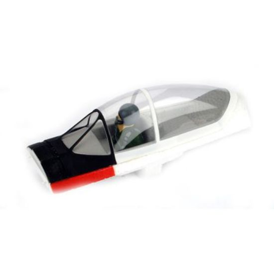 Picture of E-flite EFL08258 Clear Canopy & Painted Pilot with Pedestal: T-28 (Replaces PKZ4413)