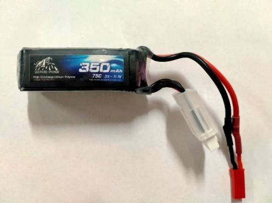 Picture of Leopard Power 3s 11.1v 350mah 75c Lipo Battery with JST