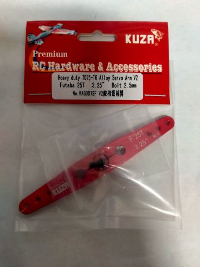 Picture of KUZA KAG0D72F Futaba/Savox Dual HD Servo Horn V2 (84mm/3.25in)