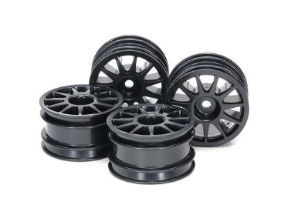 Picture of Tamiya 51665 M-Chassis 11-Spoke Wheels (Black, 4pcs.)