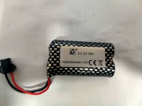 Picture of Huina LI-2S600MOLEX 7.4V 600mAh 14500 cell Li-Ion Battery  Molex plug suit model #1569/1568