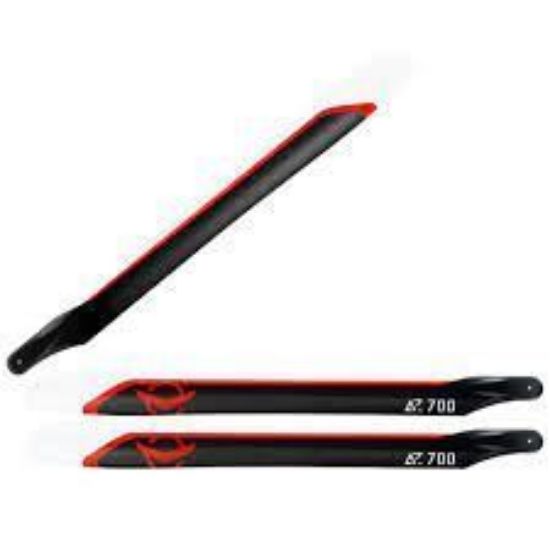 Picture of Azure Power 1017003 AZ-700 TRI-BLADE Heli Main Blades 700mm