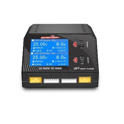 Picture of Ultra Power UP7 DC400W/AC200W 10A Smart dual channel AC/DC Charger