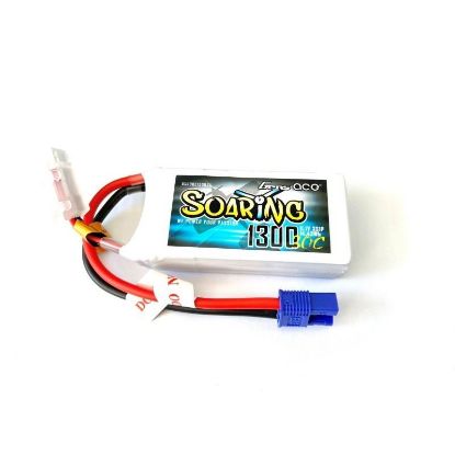 Picture of Gens Ace GA1300-3S30-S-EC3 1300mAh 3S 11.1v EC3 Plug XH Balance Soaring Series
