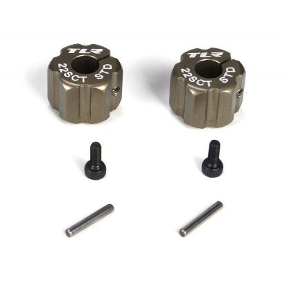 Picture of LOSI/TLR TLR2933 Rear Hex, Standard Width, Aluminum: 22SCT