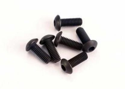 Picture of Traxxas 2576 Screws, 3X8Mm Button-Head Machine (Hex Drive) (6)