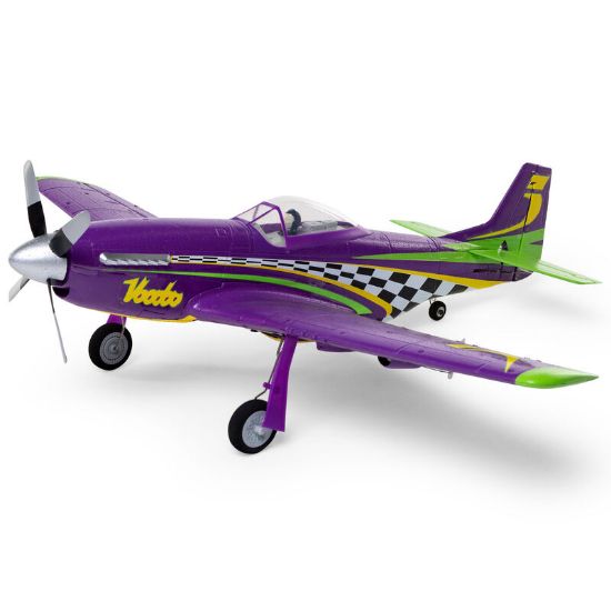 Picture of E-Flite EFLU4350 UMX P-51D Voodoo BNF Basic with AS3X and SAFE Select