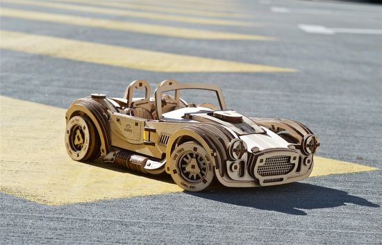 Picture of UGEARS 121317 Drift Cobra Racing car mechanical model kit