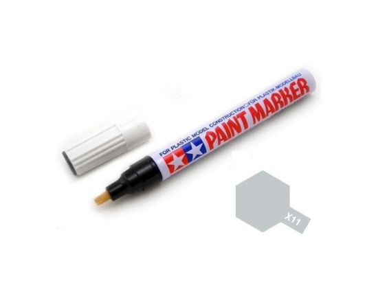 Picture of Tamiya 89011 Marker X-11 Chrome Silver Gloss Paint Marker