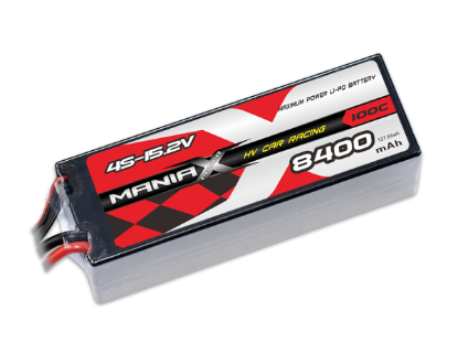 Picture of Maniax Power 4S-15.2V 8400mAh 100C HV Car Lipo Pack (Hard Case) XT90